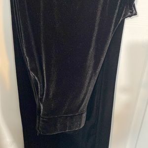 Velvet black pants